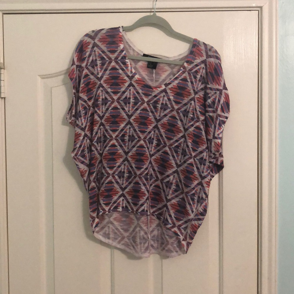 Forever 21 knit multicolor top